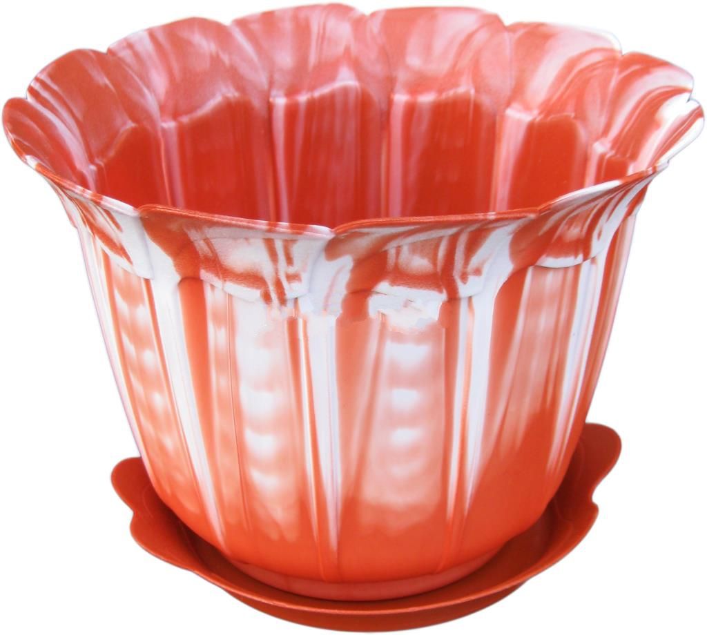 Горшок для цветов Мадрид с подставкой 1,3 л Горшок для цветов Мадрид с подставкой 1,3 л