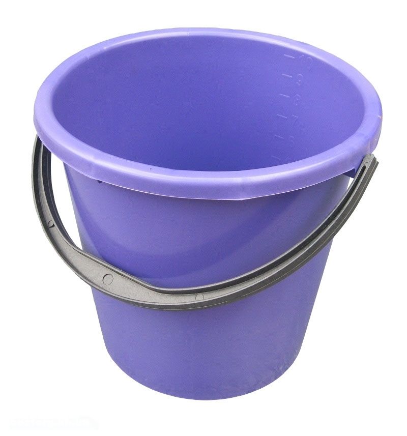 Ведро пластиковое с меркой 10 л (ПолимерАгро) Ведро пластиковое с меркой 10 л (ПолимерАгро)