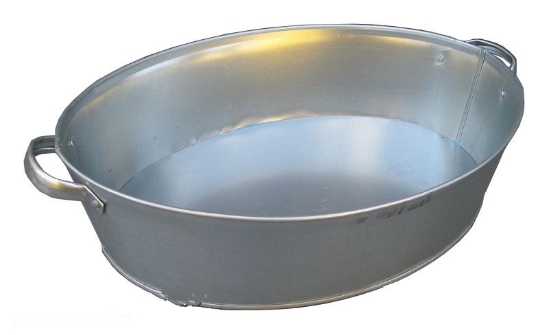 Таз оцинкованный 21 литр (Метид) Таз оцинкованный 21 литр (Метид)