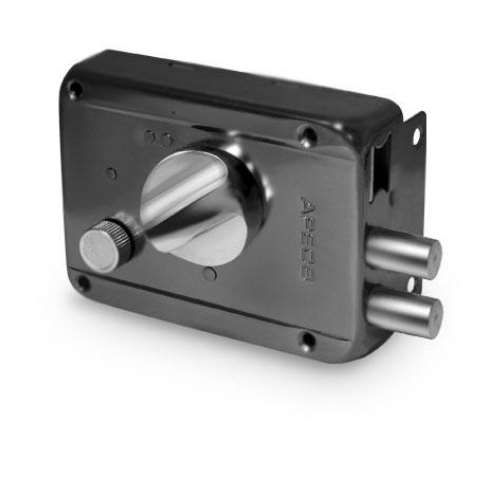 Накладной дверной замок с защелкой, ключ вертушка Apecs 0098 Накладной дверной замок с защелкой, ключ вертушка Apecs 0098