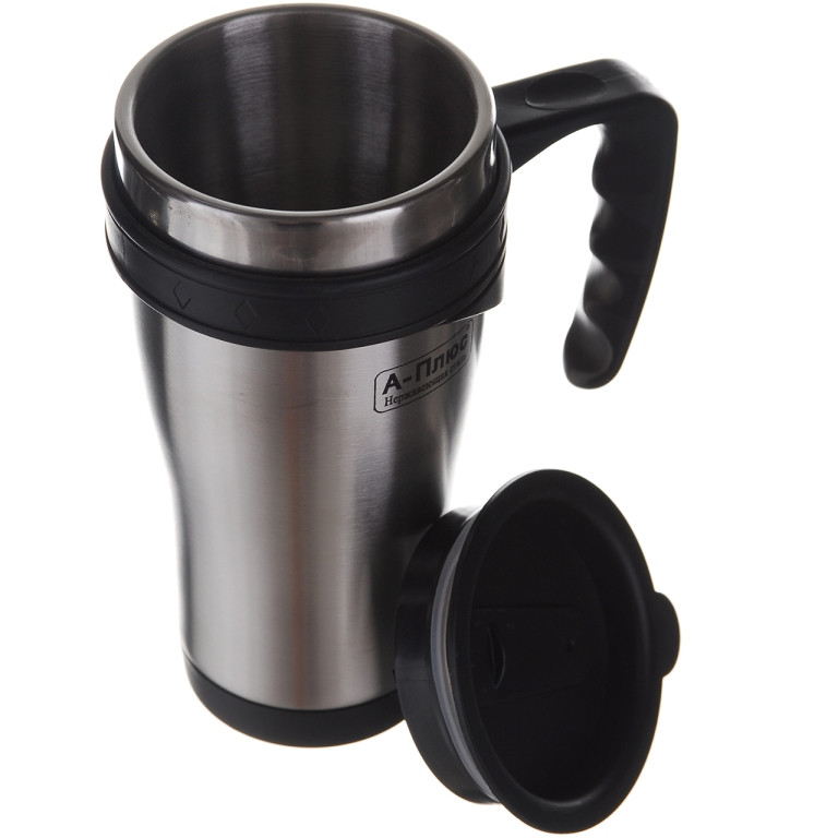 Термокружка термос автомобильная - А-Плюс 1623 - 450 мл Термокружка термос автомобильная - А-Плюс 1623 - 450 мл