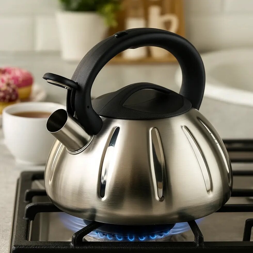 Чайник со свистком 3.0 л A-PLUS 1336-WK, нержавеющая сталь, серебристый Чайник со свистком 3.0 л A-PLUS 1336-WK, нержавеющая сталь, серебристый