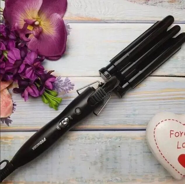 Плойка тройная Черный Mozer MZ 6621 Hair Curlers Плойка тройная Черный Mozer MZ 6621 Hair Curlers
