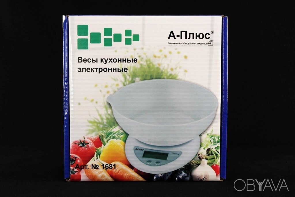 Весы кухонные A-Plus AP-1681 Весы кухонные A-Plus AP-1681