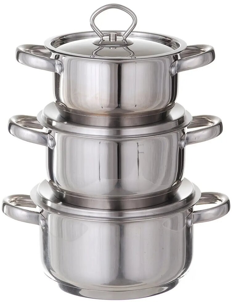 Набор кастрюль A-PLUS 6 предметов 1299 Набор кастрюль A-PLUS 6 предметов 1299