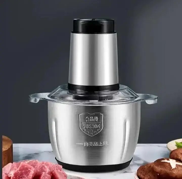 Измельчитель из нержавкой стали Crownberg СВ-5751 с низким уровнем шума и регулировкой скоростей 500 Вт 1.8 л mop Измельчитель из нержавкой стали Crownberg СВ-5751 с низким уровнем шума и регулировкой скоростей 500 Вт 1.8 л mop