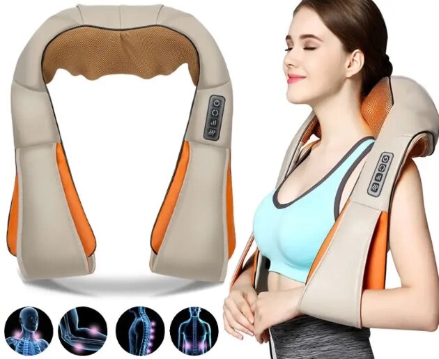 Массажер для шеи и тела Neck 4d Massager UKR-888 Массажер для шеи и тела Neck 4d Massager UKR-888