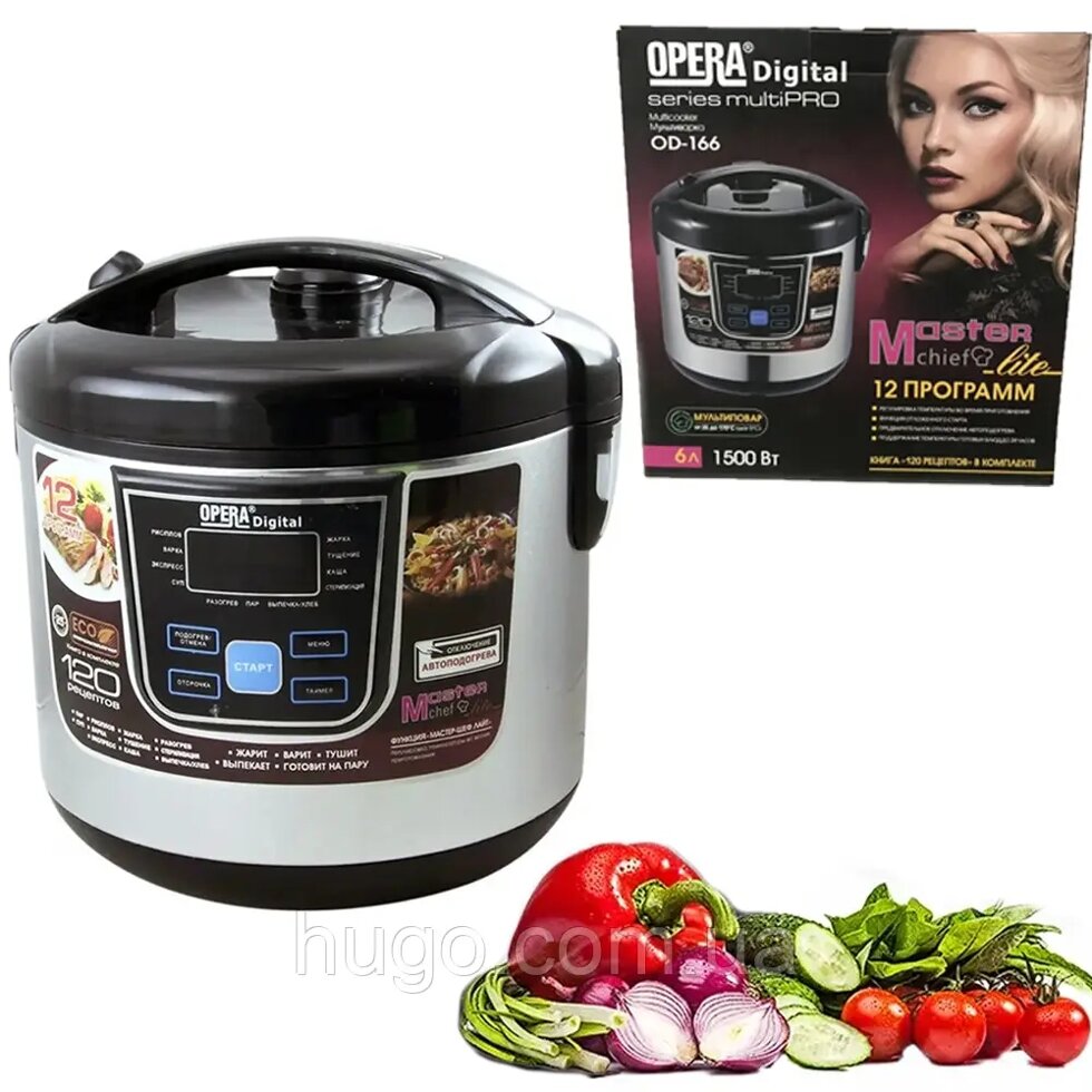 Мультиварка Opera Digital OD-166 6 л Мультиварка Opera Digital OD-166 6 л