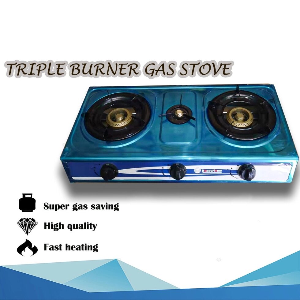 Heppy Home газовая плита на 3 комфорки Heppy Home газовая плита на 3 комфорки