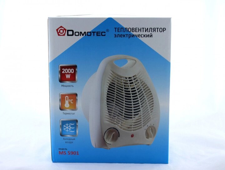 Тепловентилятор Domotec MS-5901 бытовой напольный Тепловентилятор Domotec MS-5901 бытовой напольный
