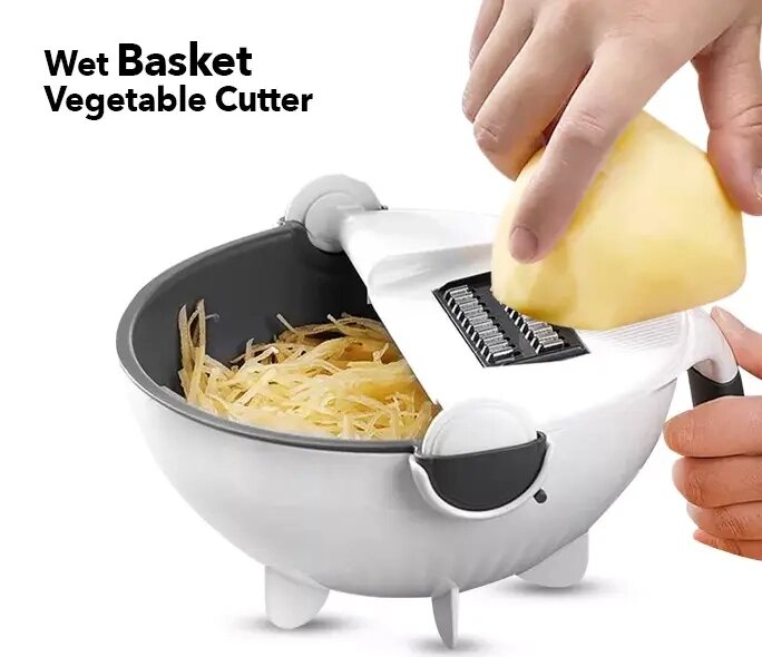 Многофункциональная вращающаяся овощерезка WET BASKET Многофункциональная вращающаяся овощерезка WET BASKET