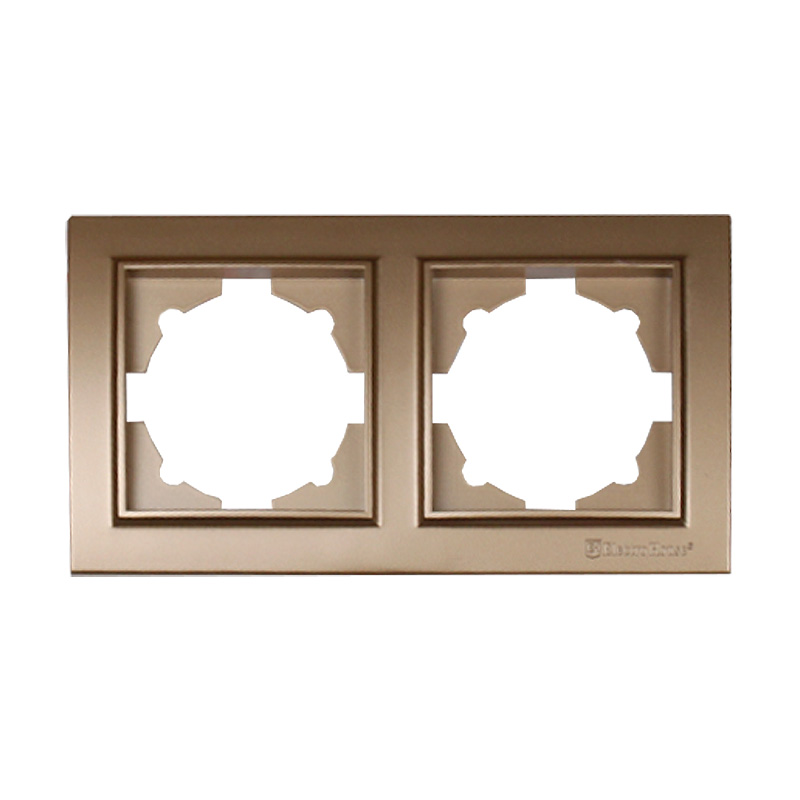 Рамка двойная Enzo Роскошно-золотой Рамка двойная Enzo Роскошно-золотой