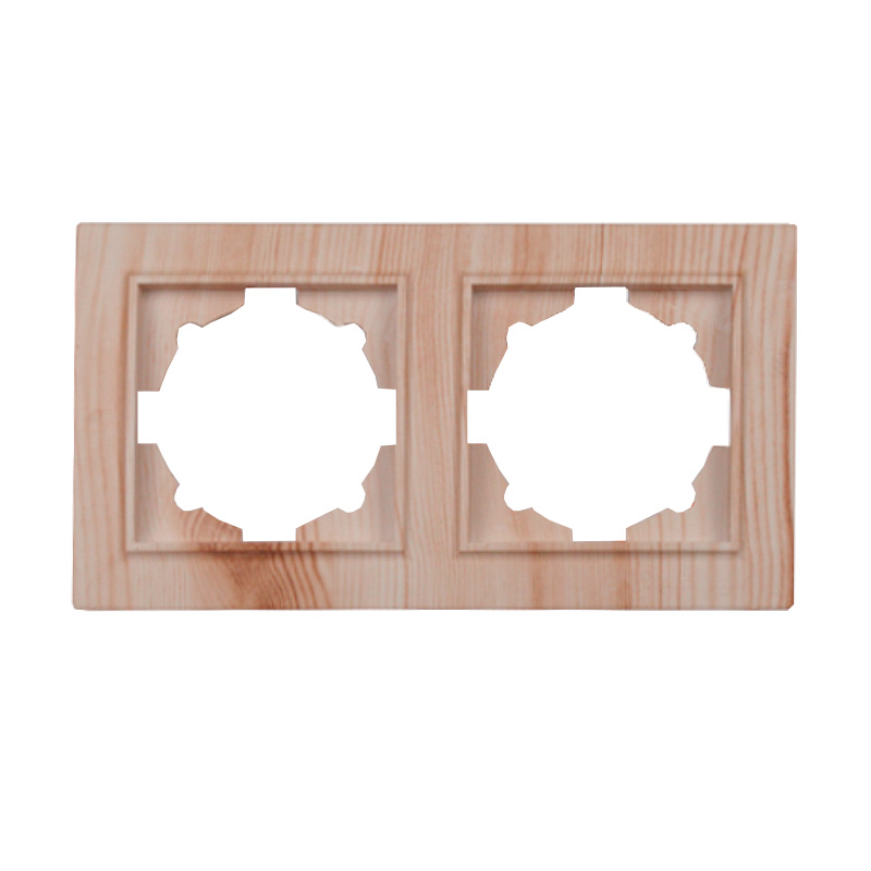 Рамка двойная Enzo Светлое дерево Рамка двойная Enzo Светлое дерево