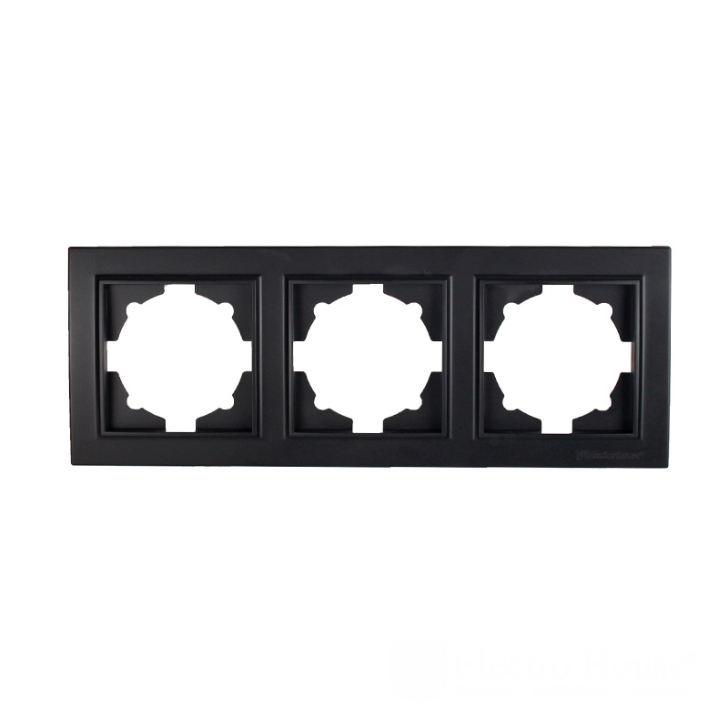 Рамка тройная Графит Рамка тройная Графит