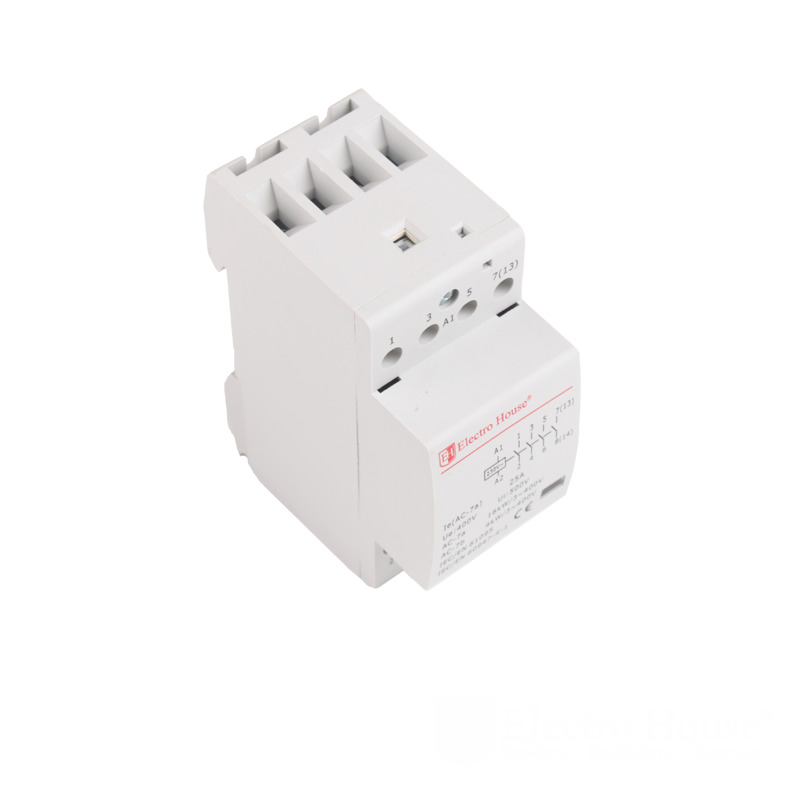 Контактор модульный 25 A 230V 4 нормально открытых контакта Контактор модульный 25 A 230V 4 нормально открытых контакта