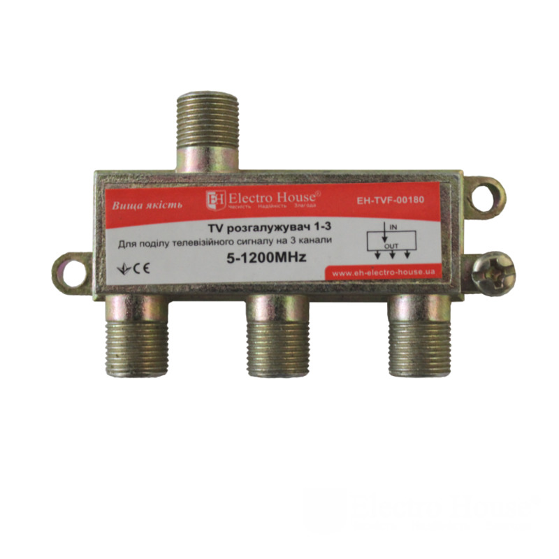 ТВ распределитель 1-3 ТВ распределитель 1-3
