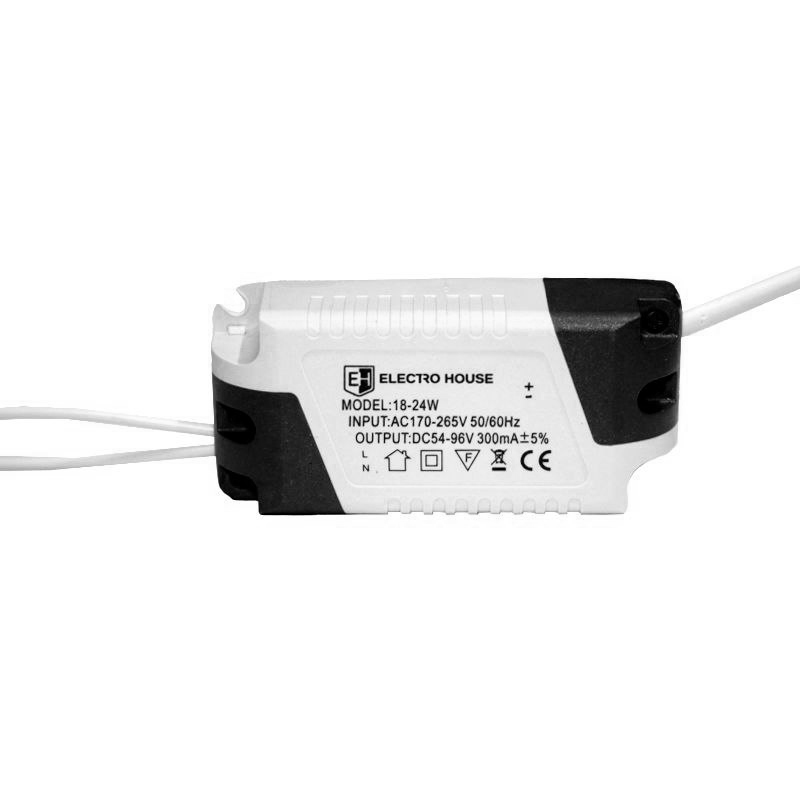 Драйвер для LED панелей 18-24W Input: AC 170-265 В Output:DC 54-96 В Драйвер для LED панелей 18-24W Input: AC 170-265 В Output:DC 54-96 В