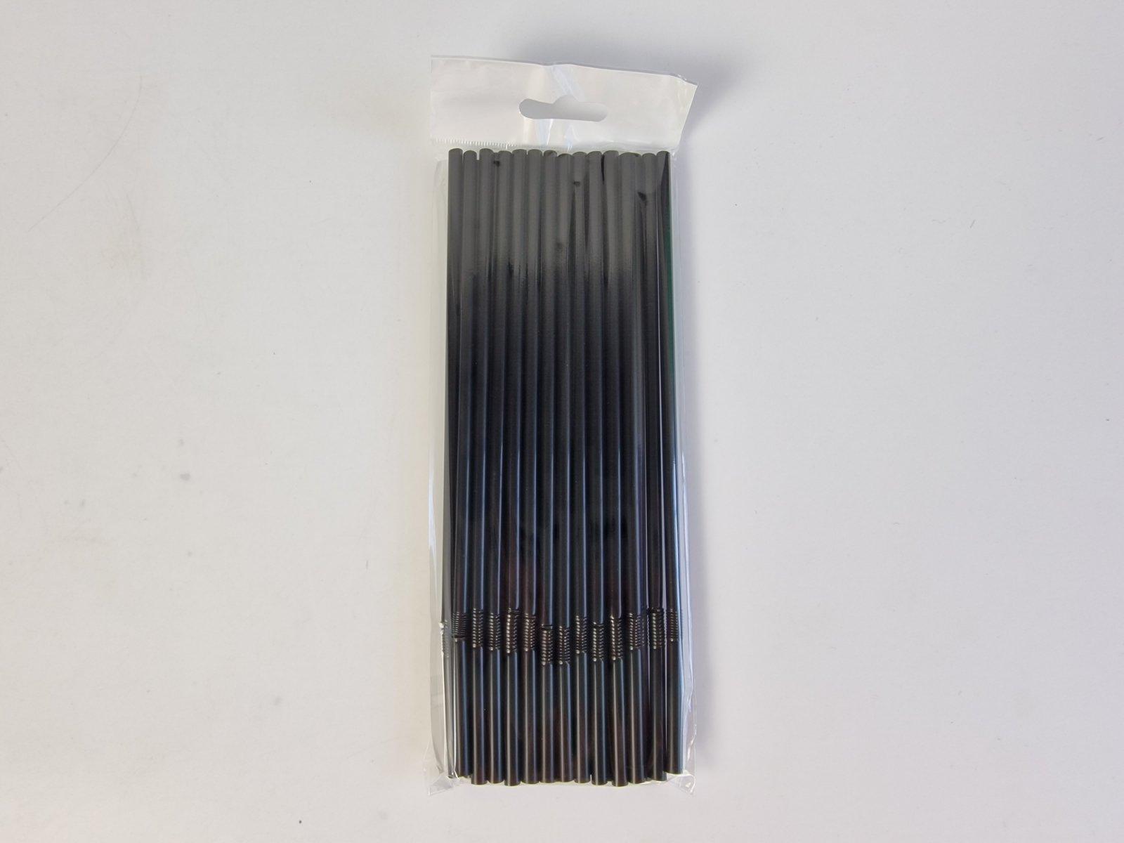 Трубочка для коктейлей черная (25шт) ТМ Трубочка для коктейлей черная (25шт) ТМ