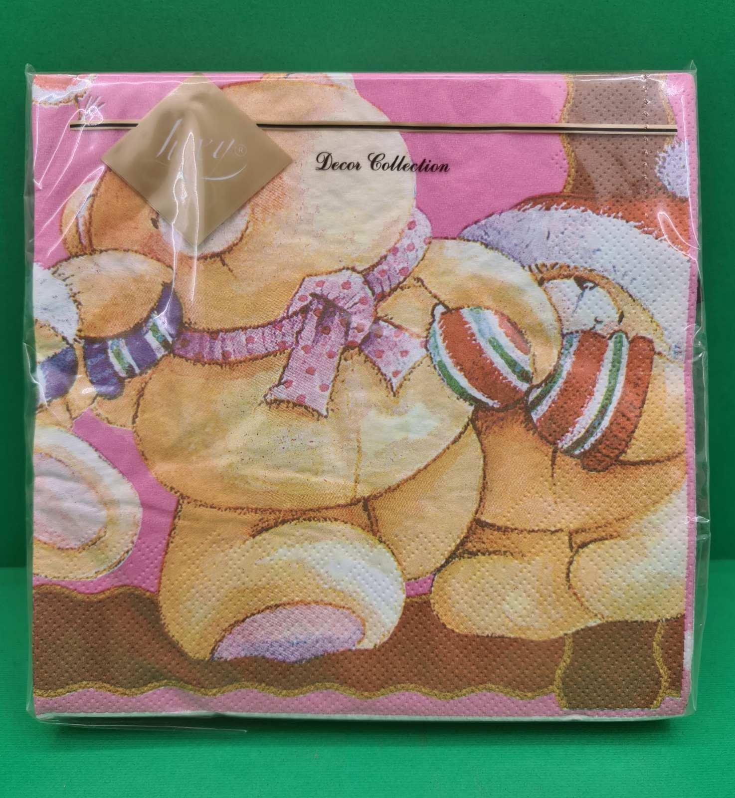 Новогодняя салфетка (ЗЗхЗЗ, 20шт) LuxyНГ Едем праздновать  (209) (1 пачка)