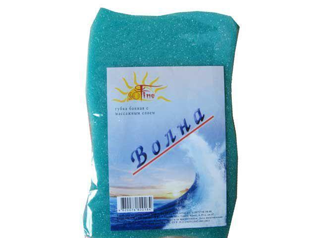 Мочалка для тела Волна  (1 пачка)