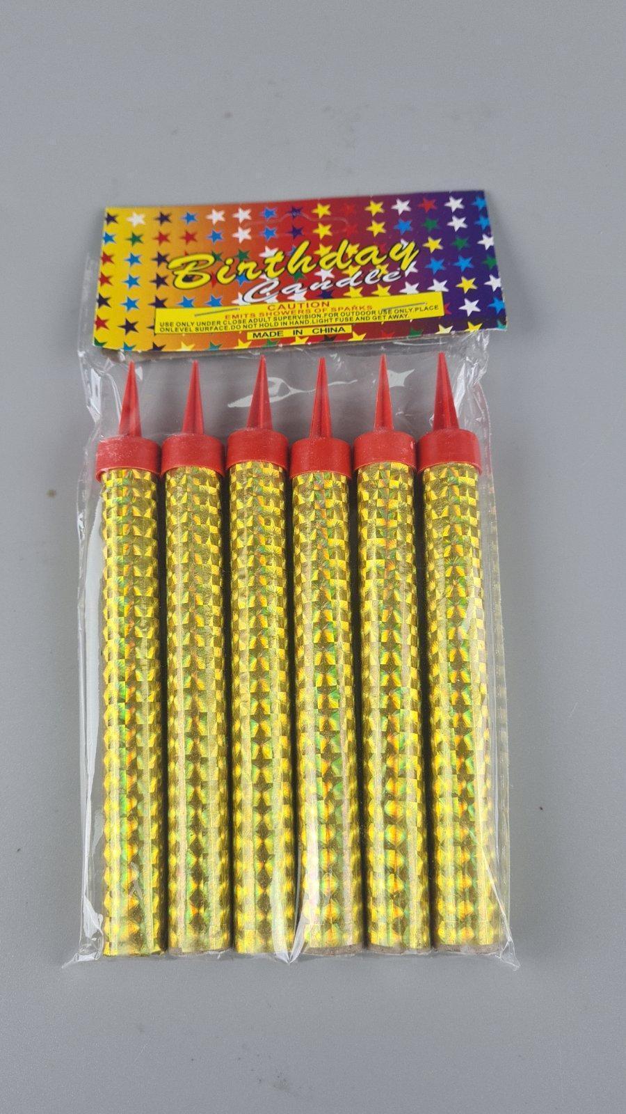 Фейерверк фонтан для торта (холодный) 12 см.по 6 штук в упаковке (1 пачка) Фейерверк фонтан для торта (холодный) 12 см.по 6 штук в упаковке (1 пачка)