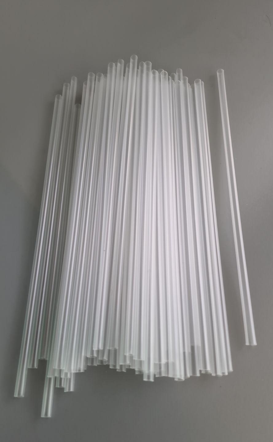 Трубочка d4.8-22см Прозрачная ровная  (200 шт)