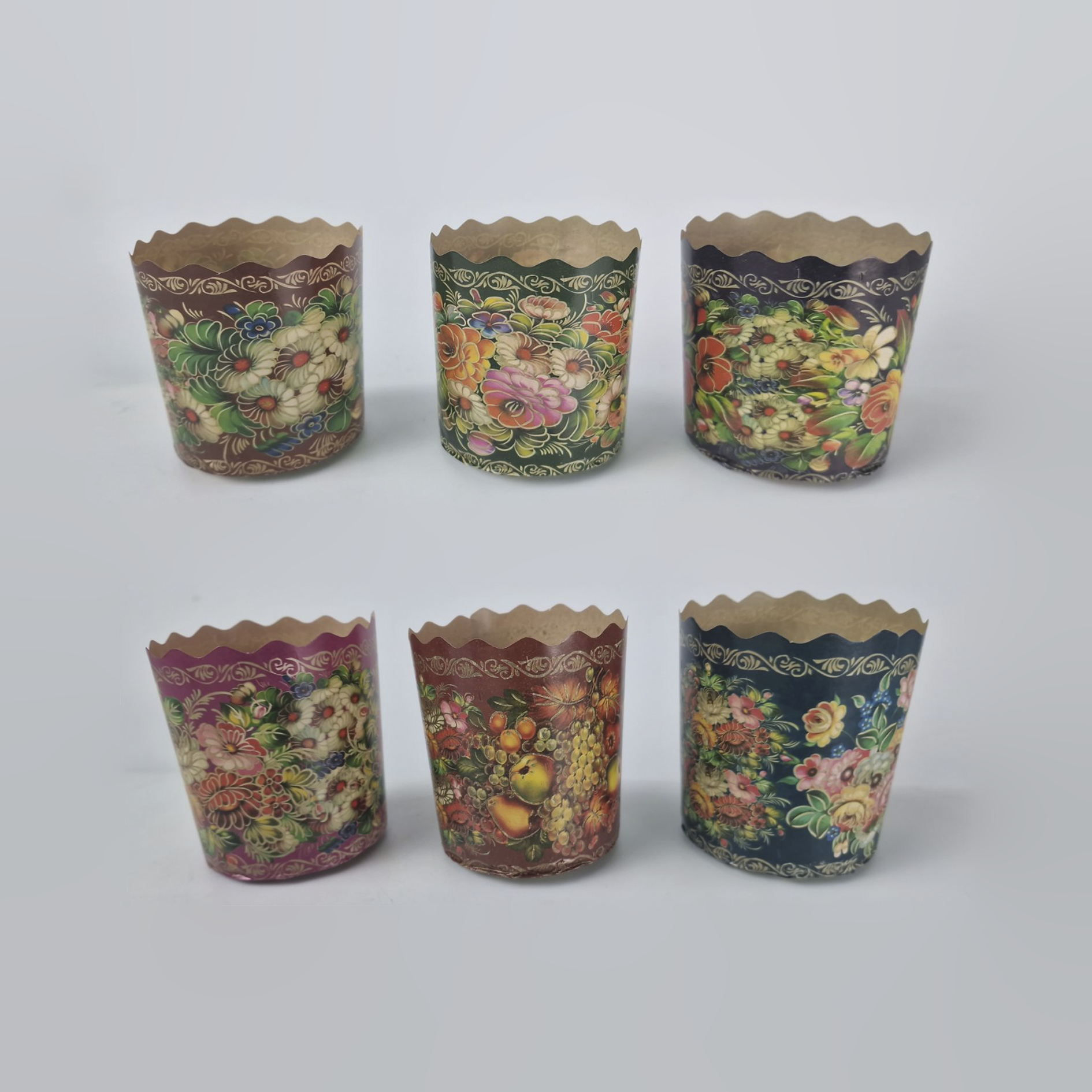 Форма для Пасхи бумажная(85*70) Жостово(150гр) (50 шт) Форма для Пасхи бумажная(85*70) Жостово(150гр) (50 шт)