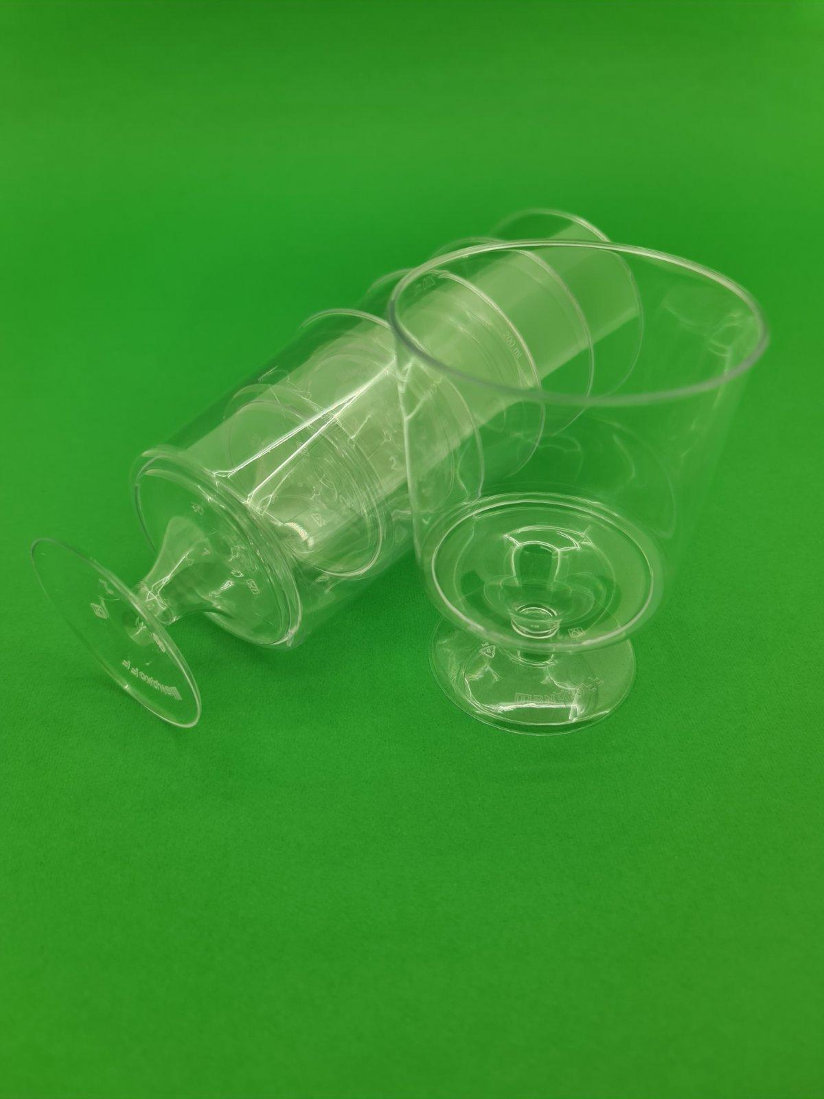 Рюмка стеклоподобная (на ножке)200 гр (8 шт) Рюмка стеклоподобная (на ножке)200 гр (8 шт)