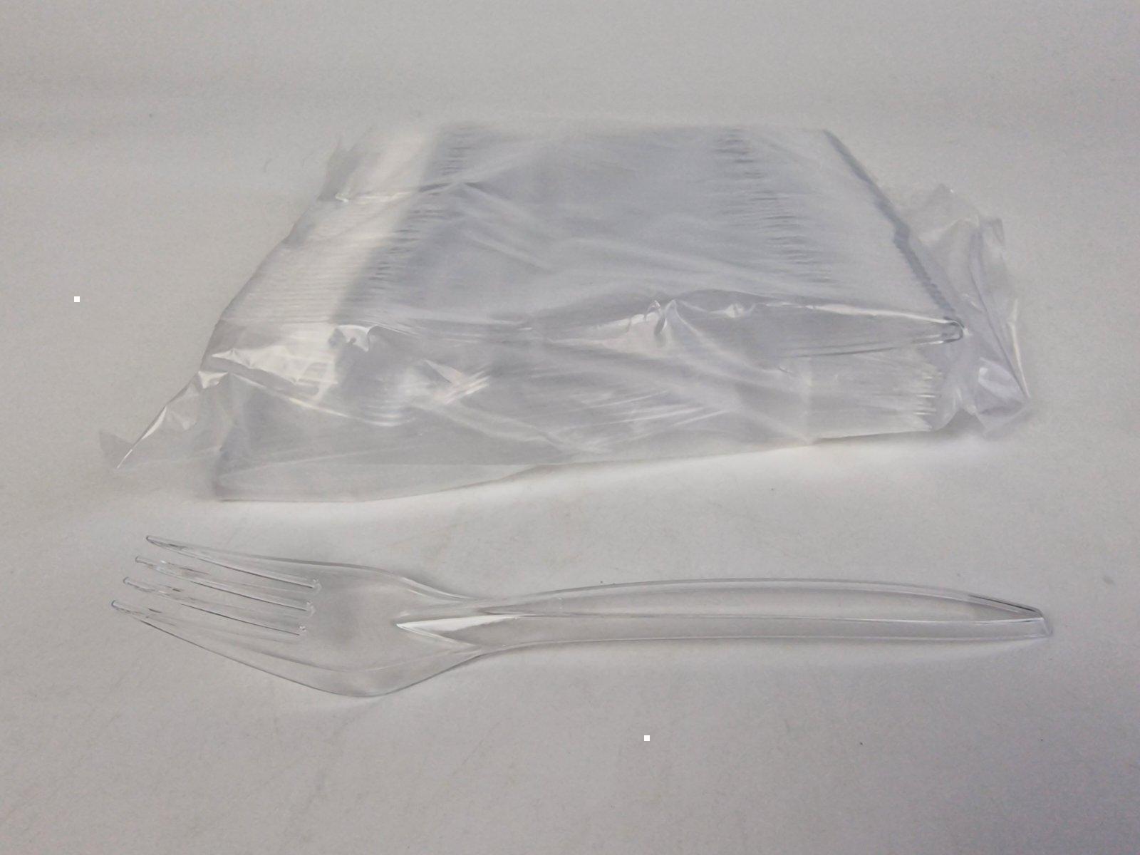 Одноразовые вилки 180 мм прозрачные BITTNER 100 шт./уп. Одноразовые вилки 180 мм прозрачные BITTNER 100 шт./уп.