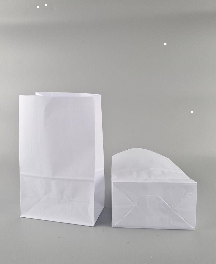 Пакет с дном бумажный 24*15*9 белый №19 (25 шт) Пакет с дном бумажный 24*15*9 белый №19 (25 шт)