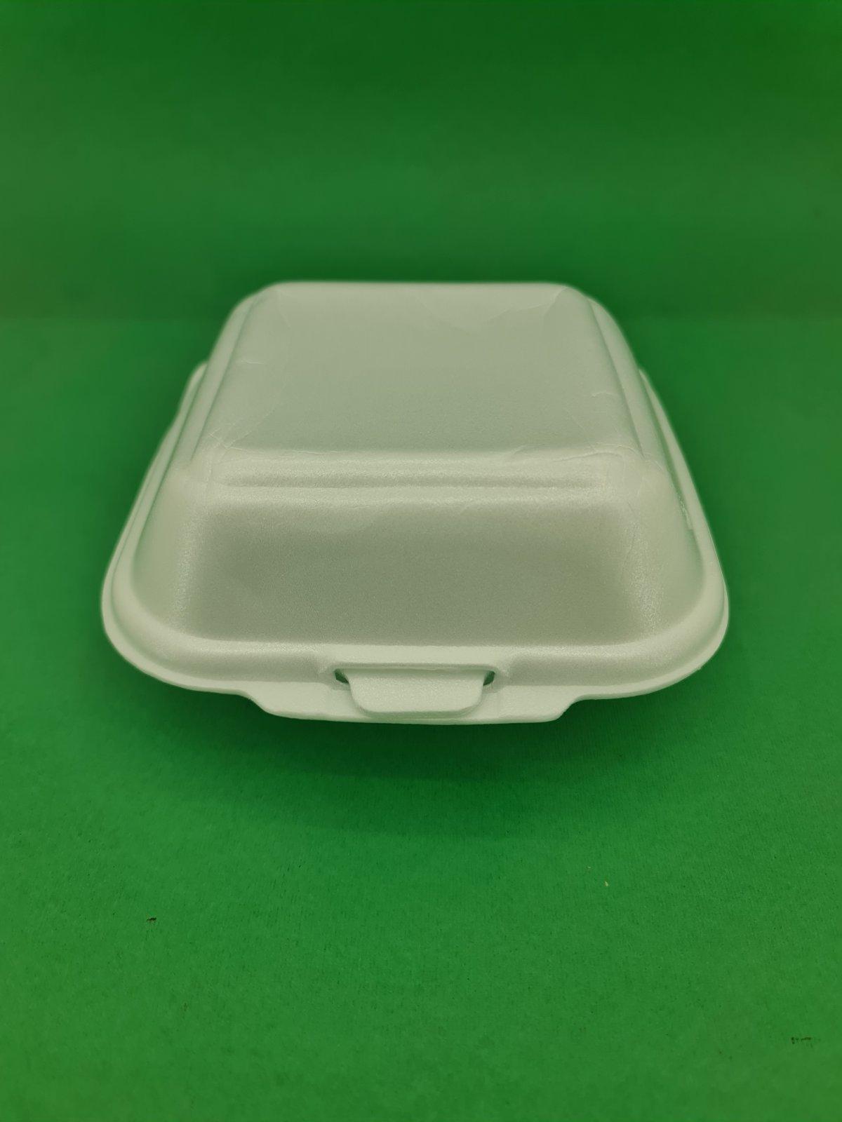 Ланч-бокс из ВПС с крышкой размер 150*152*60 белый HP-6 (250 шт)