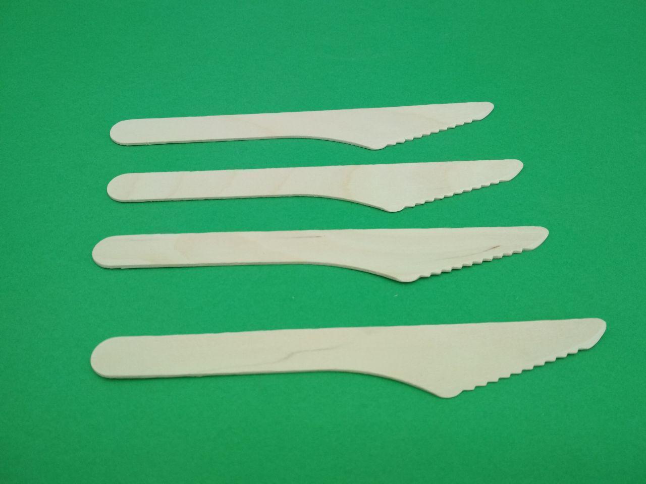 Нож деревянная (16см)20 шт (1 пачка)