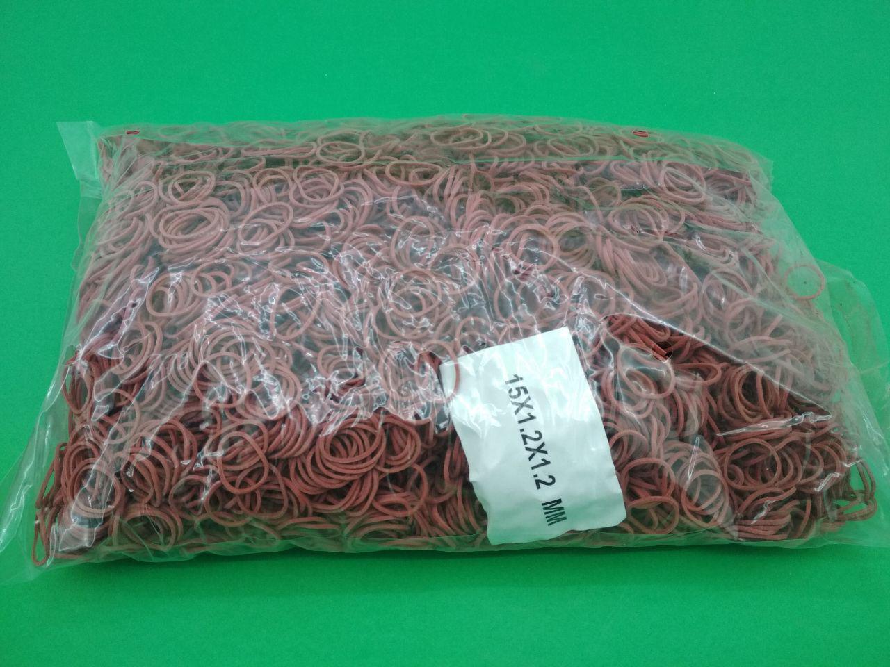 Резинки для упаковки зелени №15 ( красная )*1,2мм 1 кг Резинки для упаковки зелени №15 ( красная )*1,2мм 1 кг