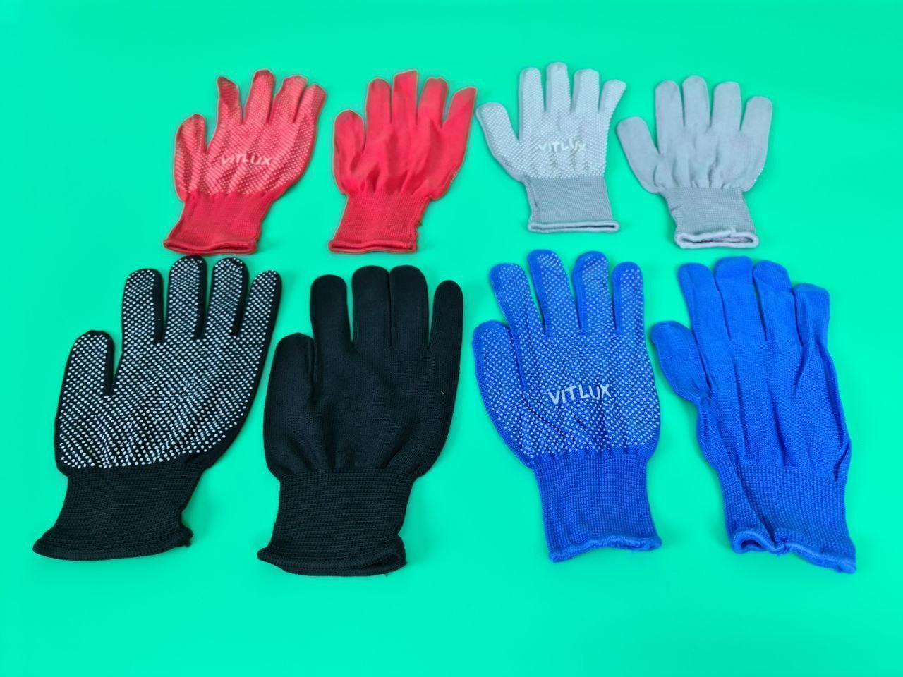 Хозяйственные перчатки Нейлоновые с микроточкой (12 пар) Хозяйственные перчатки Нейлоновые с микроточкой (12 пар)