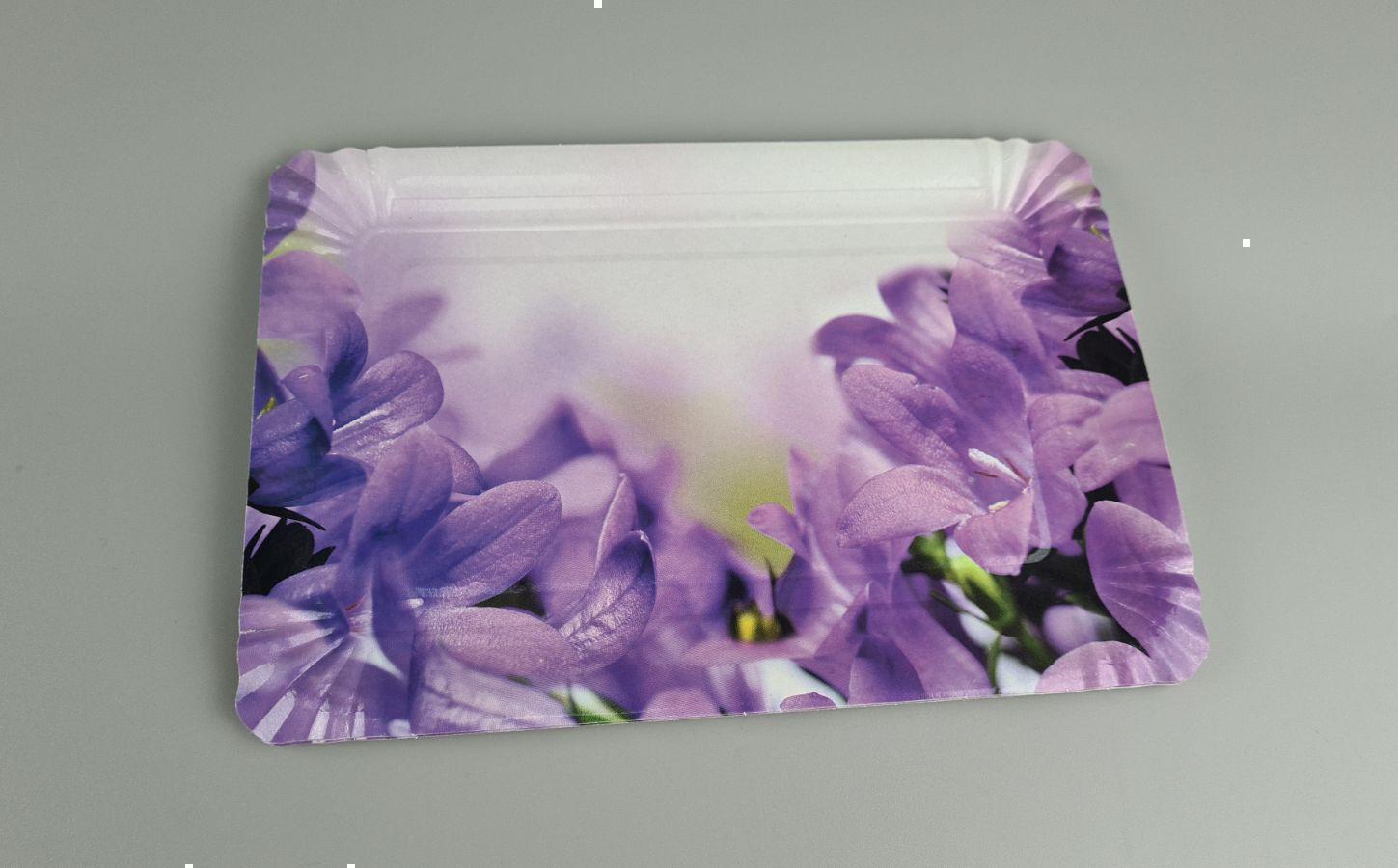 Тарелки праздничные бумажные 15* 22см