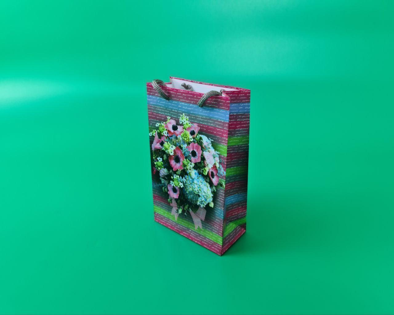 Пакет бумажный подарочный малый 11/18/5 (арт М107) (12 шт) Пакет бумажный подарочный малый 11/18/5 (арт М107) (12 шт)