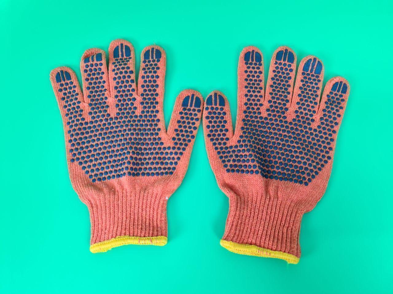 Хозяйственные перчатки плотные 10кл/3н оранжевая с ПВХ покрытием Польша (12 пар) Хозяйственные перчатки плотные 10кл/3н оранжевая с ПВХ покрытием Польша (12 пар)