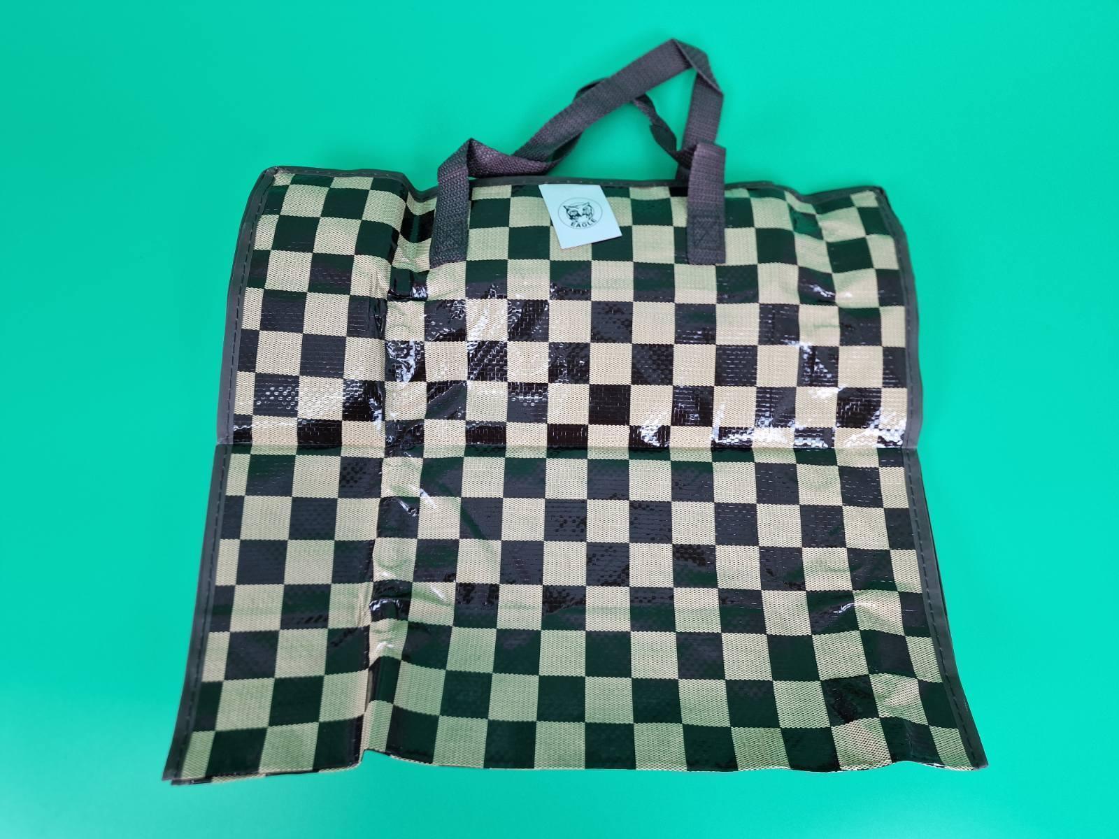 Сумка хозяйственная , полипропиленовая, с цветным рисунком №3 Шахматка (12 шт) Сумка хозяйственная , полипропиленовая, с цветным рисунком №3 Шахматка (12 шт)