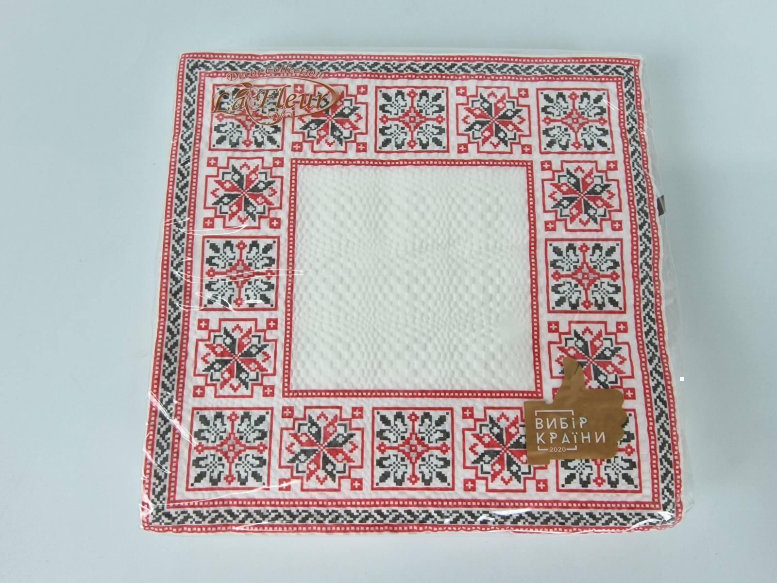 Салфетка (ЗЗхЗЗ, 16шт) La Fleur Симметричный орнамент (1308) (1 пачка) Салфетка (ЗЗхЗЗ, 16шт) La Fleur Симметричный орнамент (1308) (1 пачка)