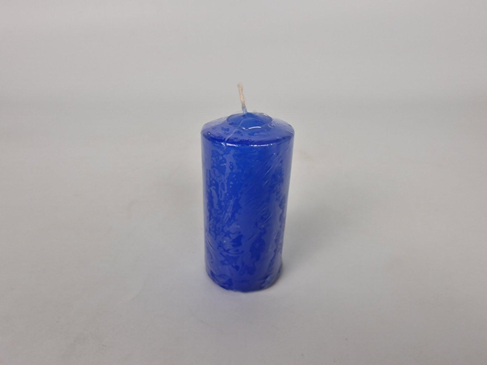 Цветная Цилиндр парафиновая свеча (50/100) СИНЯЯ (4 шт) Цветная Цилиндр парафиновая свеча (50/100) СИНЯЯ (4 шт)