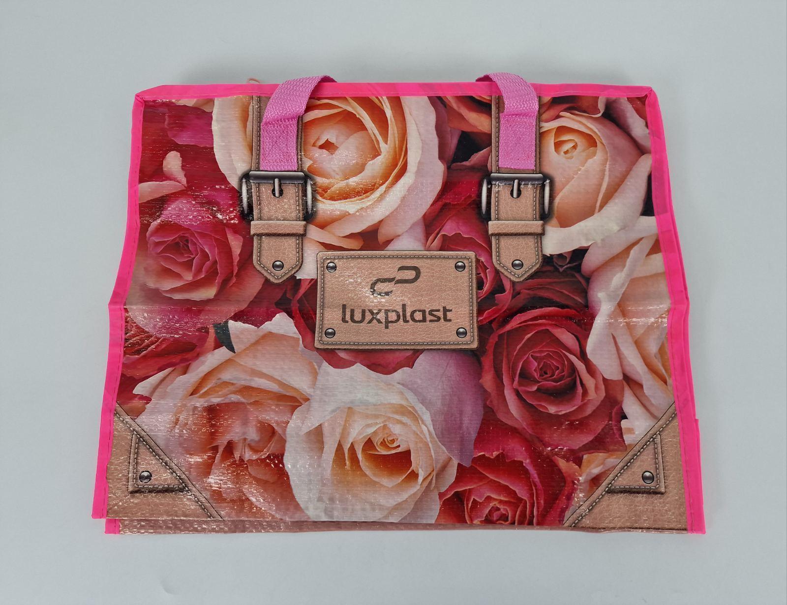 Сумка полипропиленовая с цветным рисунком (36*34) Розы (10 шт) Сумка полипропиленовая с цветным рисунком (36*34) Розы (10 шт)