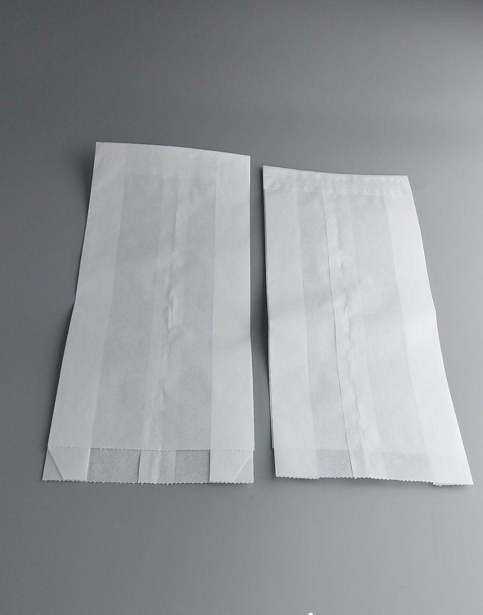 Жиростойкий пакет бумажный 10/5*23 Белый (1000 шт) Жиростойкий пакет бумажный 10/5*23 Белый (1000 шт)