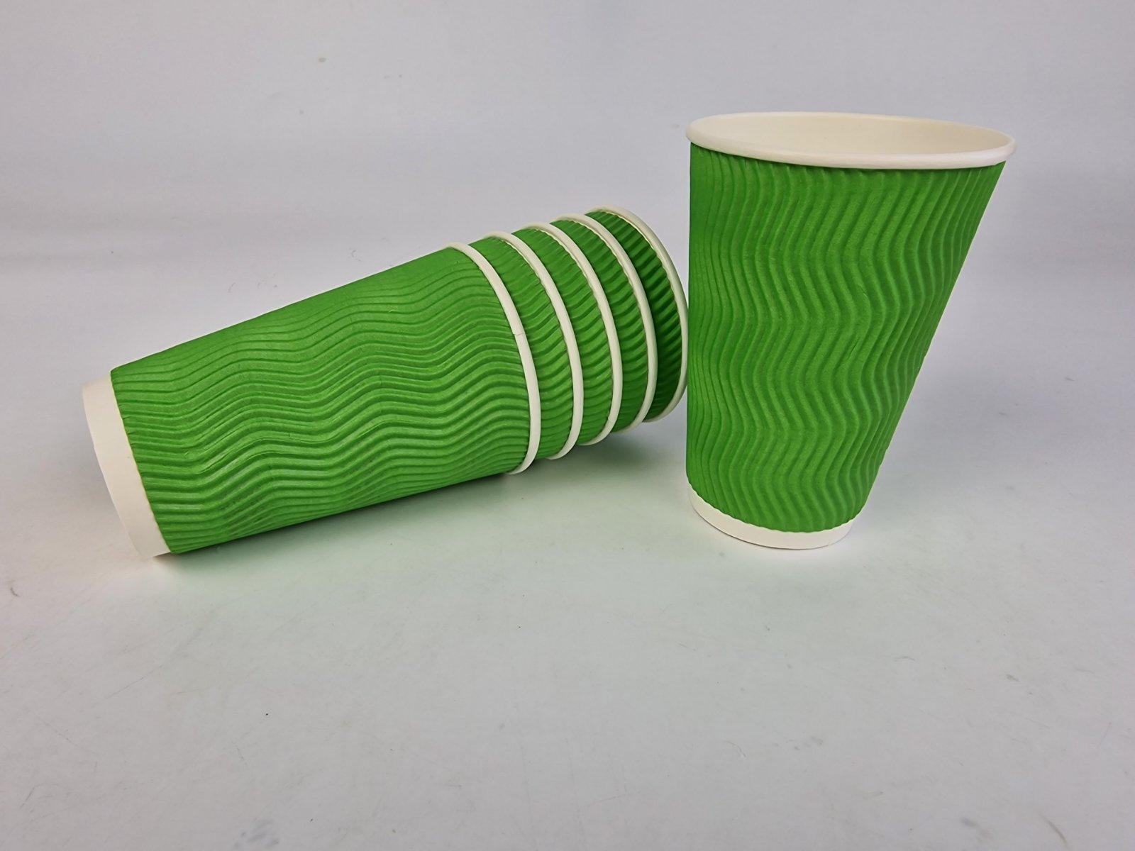 Стакан гофрированный 500мл ЗЕЛЕНЫЙ (15 шт) Стакан гофрированный 500мл ЗЕЛЕНЫЙ (15 шт)