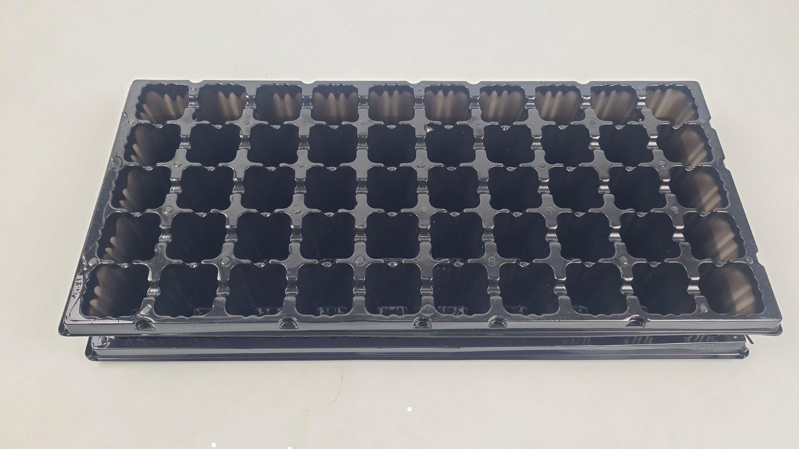 Кассета 44*20,5*5,5 пластиковая с поддоном на 50 V-ячеек-50 см3 (ячейка 35мм*35мм*55мм) (1 шт) Кассета 44*20,5*5,5 пластиковая с поддоном на 50 V-ячеек-50 см3 (ячейка 35мм*35мм*55мм) (1 шт)