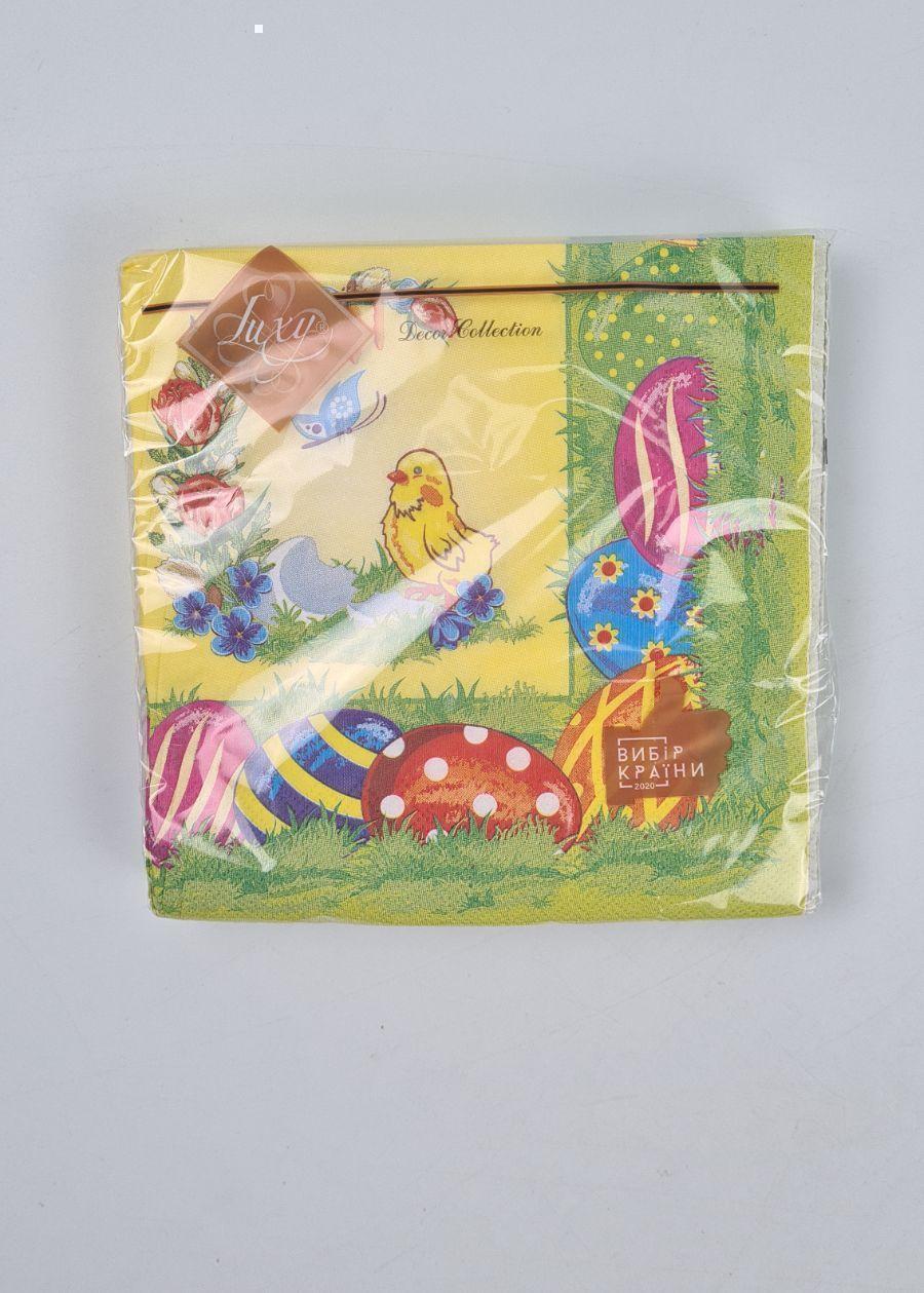 Салфетки бумажнае пасхальнае (ЗЗхЗЗ, 18шт)