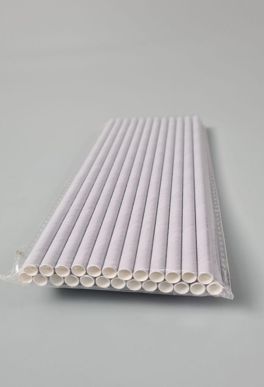 Соломка трубочка бумажная 25шт серая (1 пачка) Соломка трубочка бумажная 25шт серая (1 пачка)