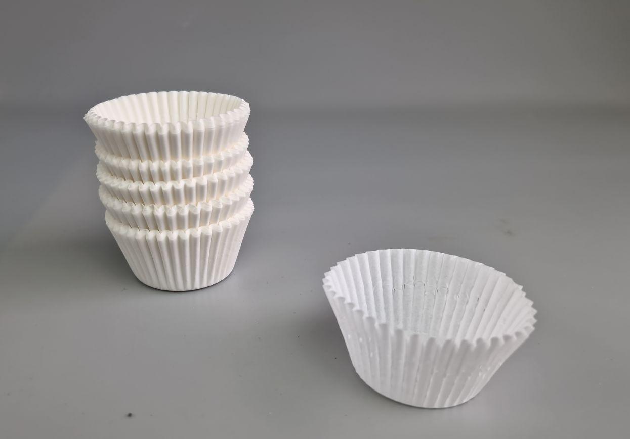 Тартолетка для кексов 5А круглая белая D40 H27,5 (100шт) (1 уп.) Тартолетка для кексов 5А круглая белая D40 H27,5 (100шт) (1 уп.)