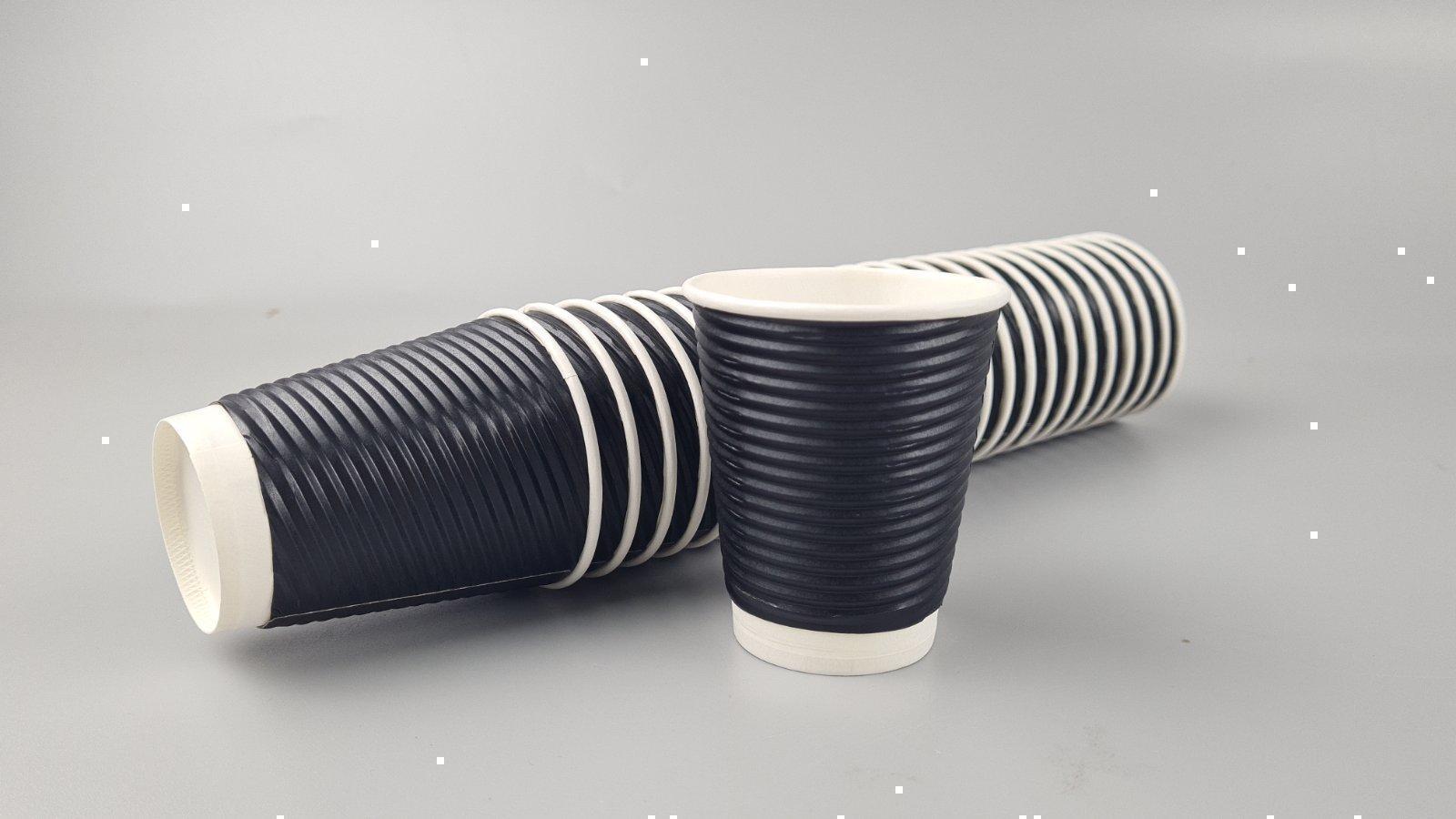 Бумажные стаканы цветные гофрированные 175мл (25 шт) Бумажные стаканы цветные гофрированные 175мл (25 шт)