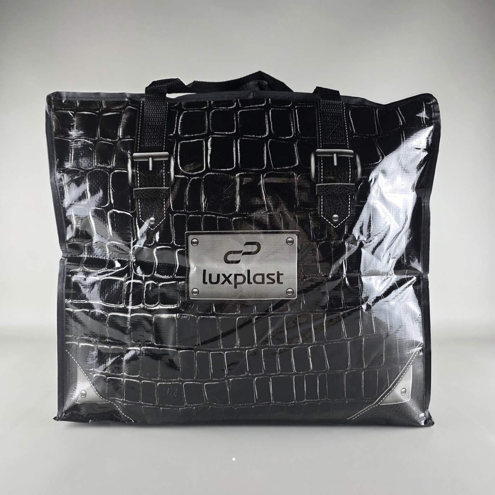 Полипропиленовая сумка хозяйственная с цветным рисунком №3 47*41*20 Черная Кожа (1 шт) Полипропиленовая сумка хозяйственная с цветным рисунком №3 47*41*20 Черная Кожа (1 шт)