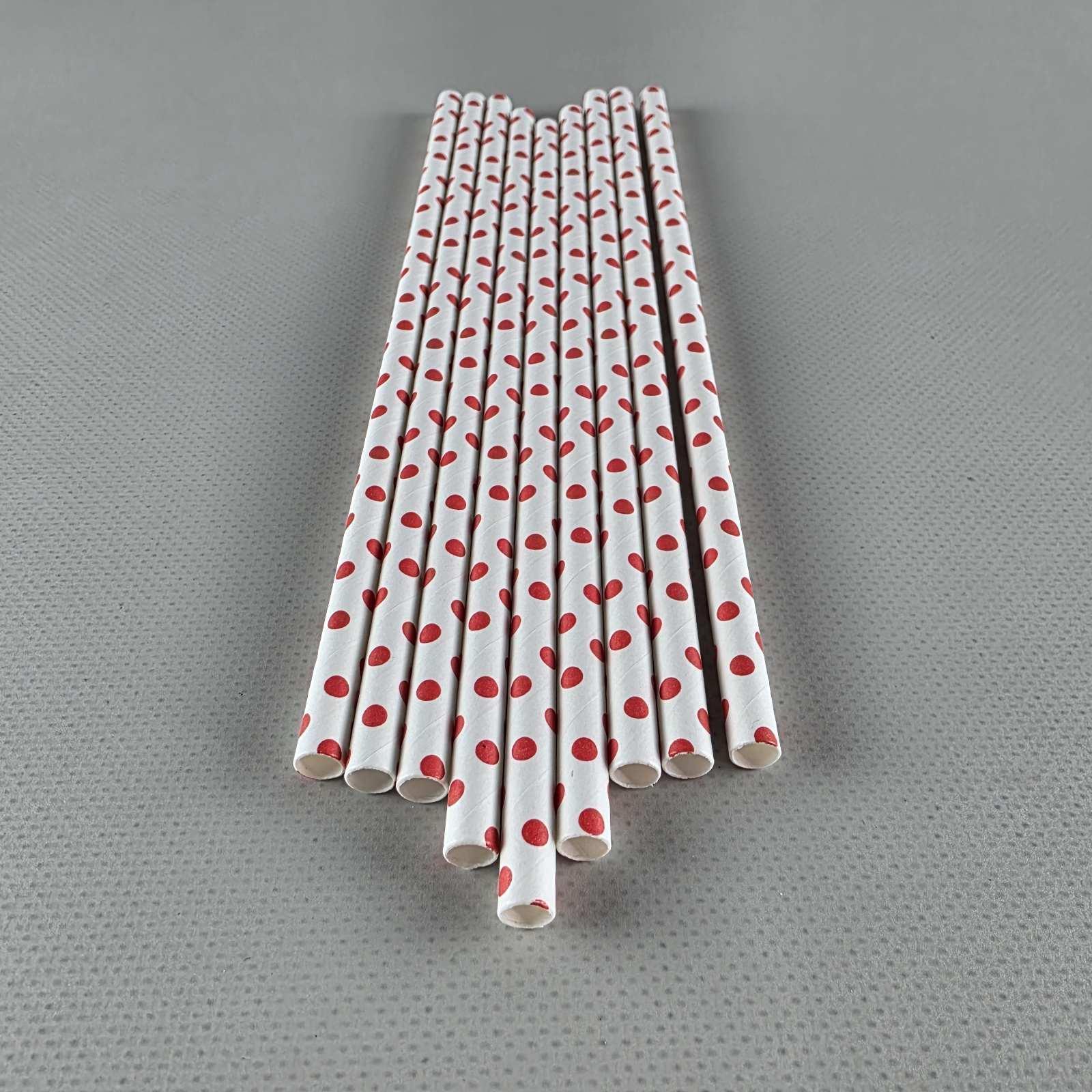 Соломка трубочка бумажная Ø 5 мм 20 см 